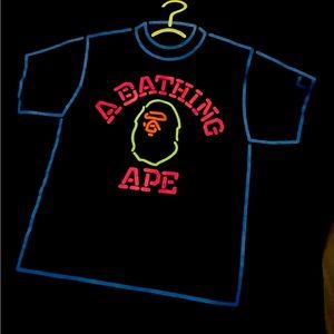 Authentic Bape shirt size medium